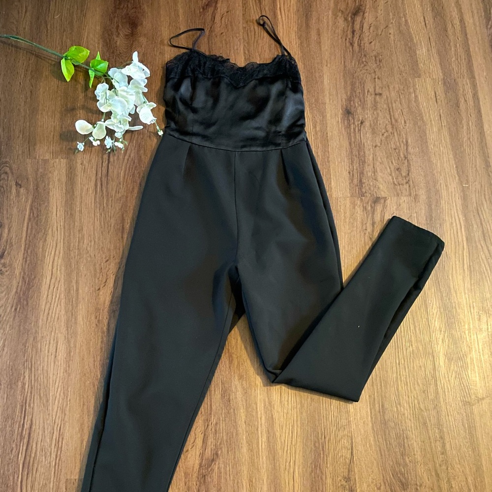 Formal black jumpsuit